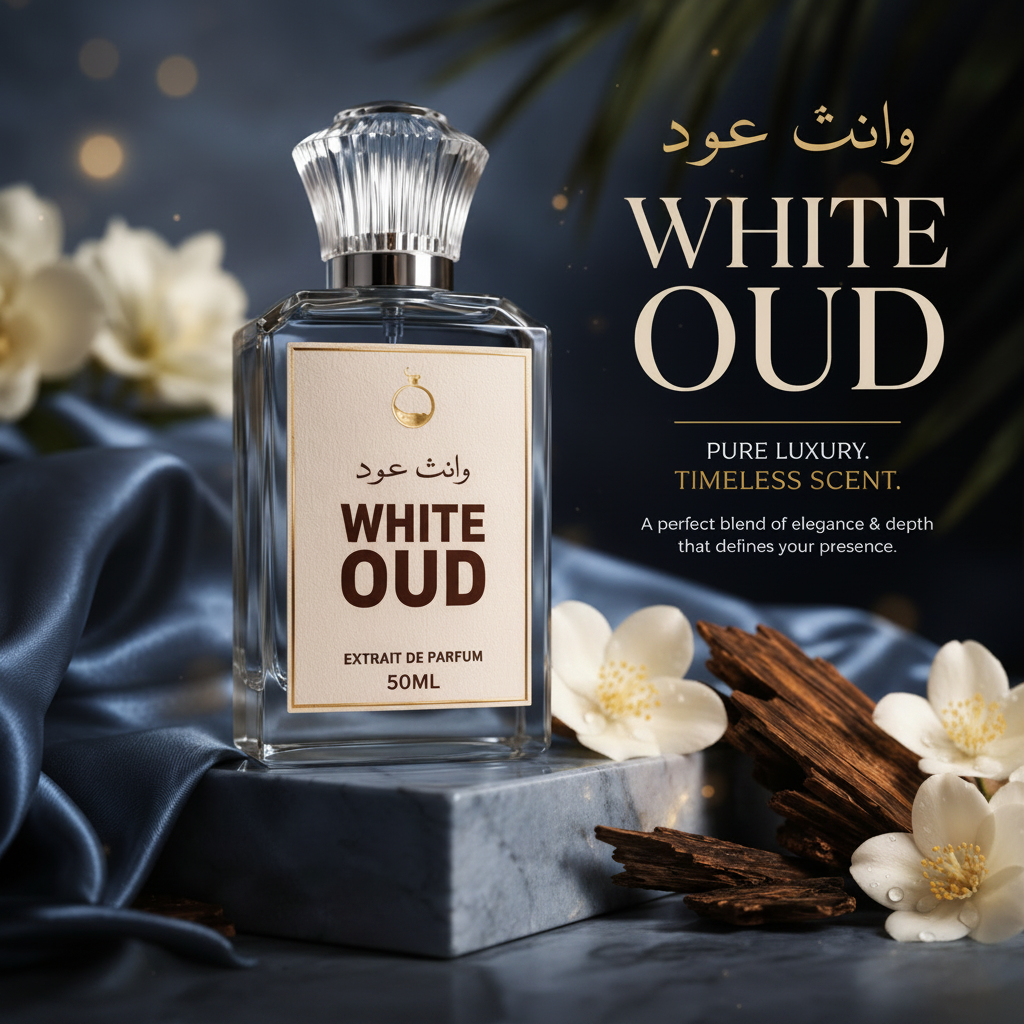 White Oud Impression By Scentora Premium Perfumes-Extrait de Parfum-50 ML