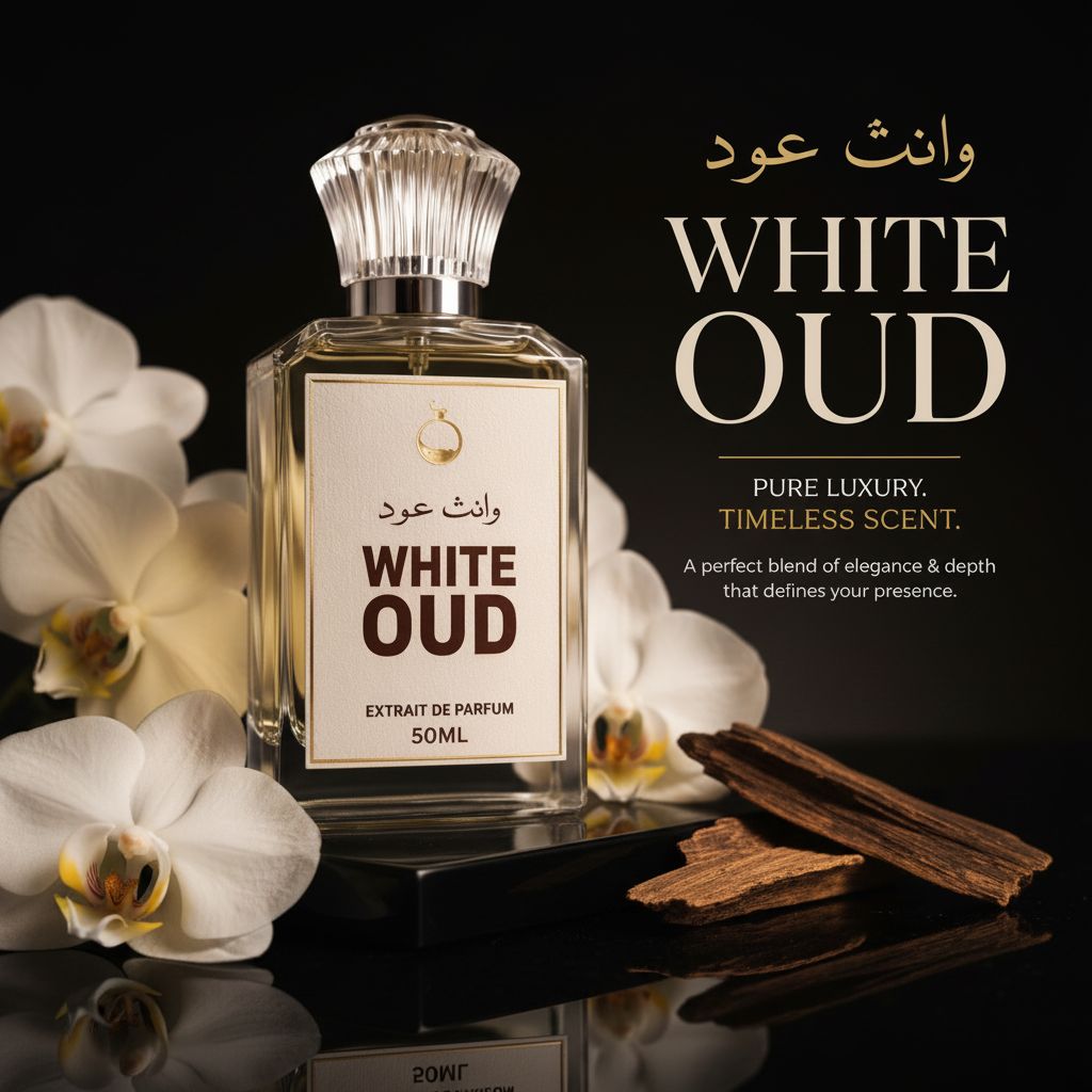 White Oud Impression By Scentora Premium Perfumes-Extrait de Parfum-50 ML